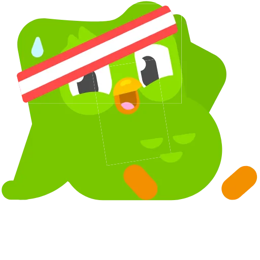 😪 Эмодзи «Duolingo» для Telegram