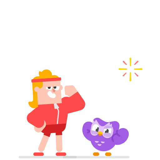 🥳 Эмодзи «Duolingo» для Telegram