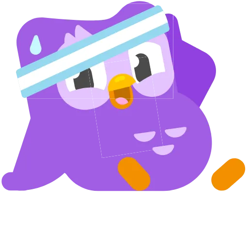 😪 Эмодзи «Duolingo» для Telegram