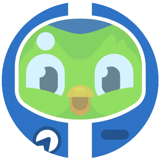 👩‍🚀 Эмодзи «Duolingo» для Telegram