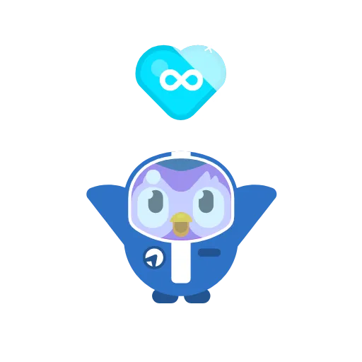 💙 Эмодзи «Duolingo» для Telegram