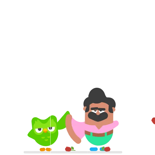 🥳 Эмодзи «Duolingo» для Telegram