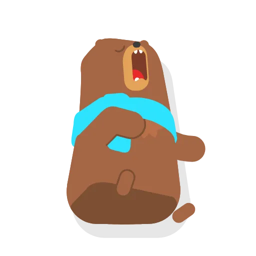 😴 Эмодзи «Duolingo» для Telegram