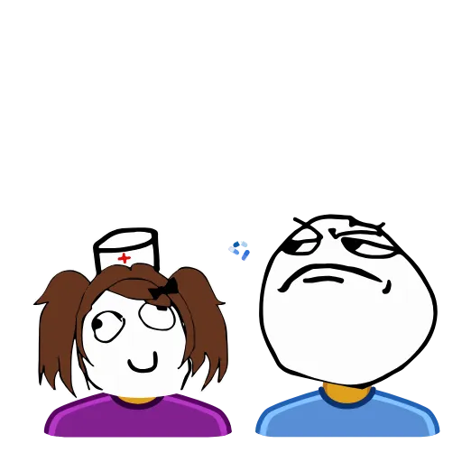 💊 Эмодзи «Дурка» для Telegram