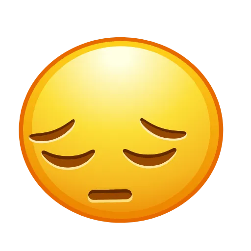 😔 Стикер «Animated Emoji» для Telegram