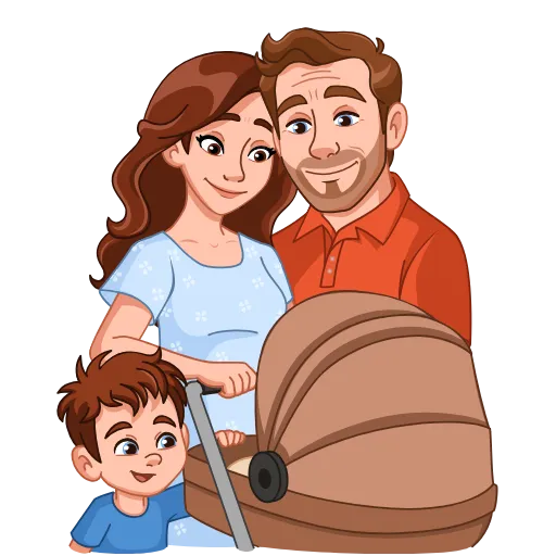 👼 Эмодзи «Семья» для Telegram