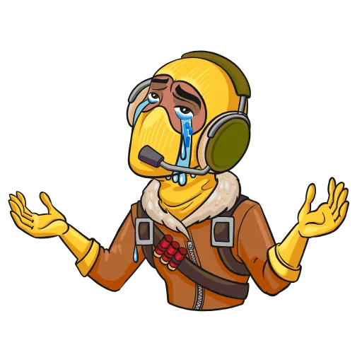 😭 Эмодзи «Fortnite» для Telegram