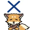 ❌ Эмодзи «Fox» для Telegram