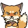 😠 Эмодзи «Fox» для Telegram