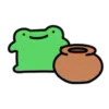 🐸 Эмодзи «() Froggy» для Telegram