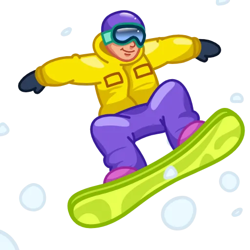 🏂 Эмодзи «ГТО» для Telegram