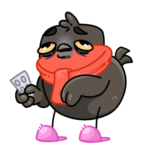 🤒 Стикер «Галчонок» для Telegram