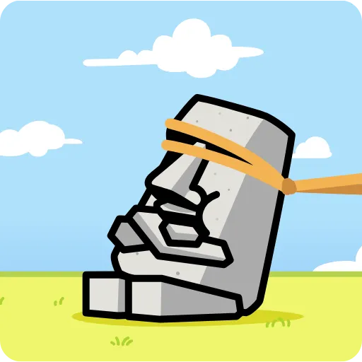 🙄 Стикер «Истукан Moai» для Telegram