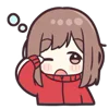 😪 Эмодзи «Jersey Chan» для Telegram