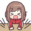 😫 Эмодзи «Jersey Chan» для Telegram