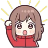 ✊ Эмодзи «Jersey Chan» для Telegram