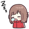 😪 Эмодзи «Jersey Chan» для Telegram