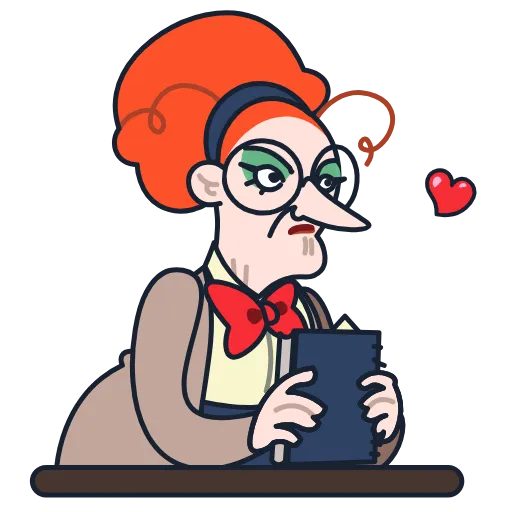 🥰 Стикер «Клавдия Петровна» для Telegram