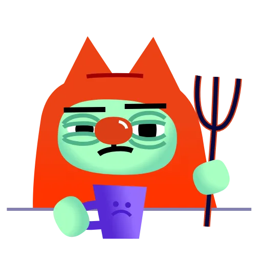 🥱 Эмодзи «Котище» для Telegram