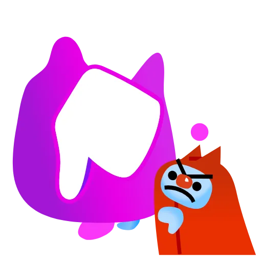 👎 Эмодзи «Котище» для Telegram