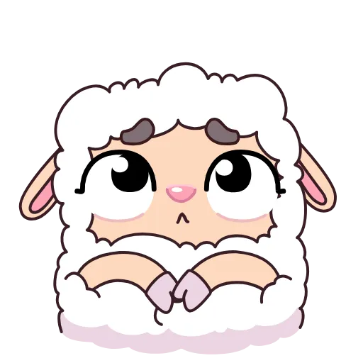 🥺 Эмодзи «Овечка» для Telegram