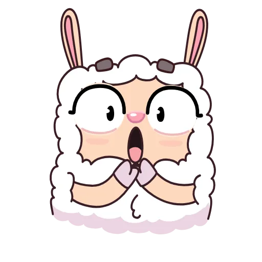 😱 Эмодзи «Овечка» для Telegram