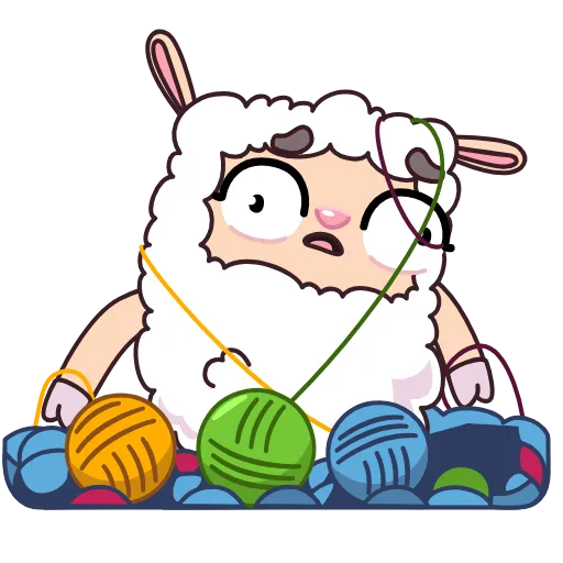 🤪 Эмодзи «Овечка» для Telegram