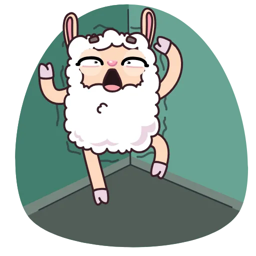😨 Эмодзи «Овечка» для Telegram