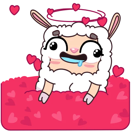 🤤 Эмодзи «Овечка» для Telegram