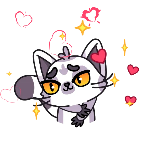 😘 Стикер «Лемур Леми» для Telegram