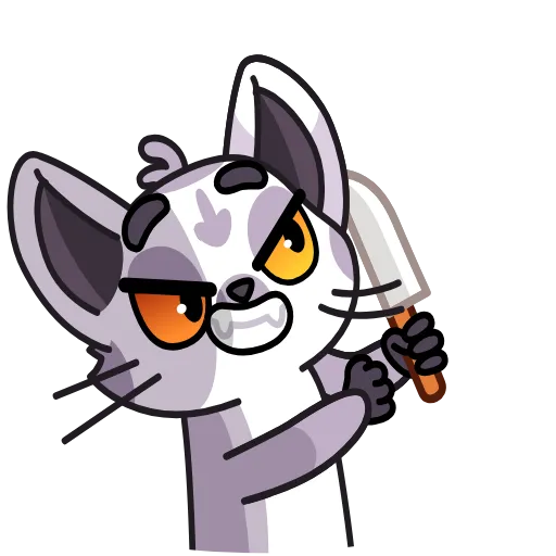 🔪 Стикер «Лемур Леми» для Telegram