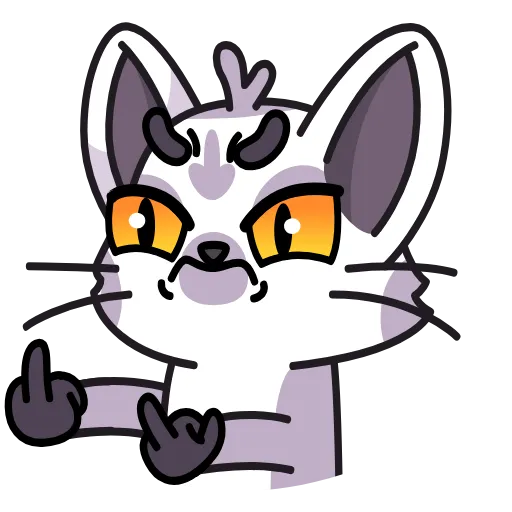 🖕 Стикер «Лемур Леми» для Telegram