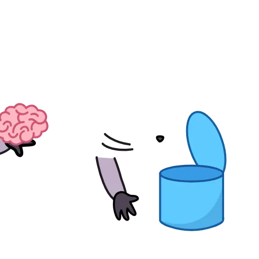 🧠 Стикер «Лемур Леми» для Telegram