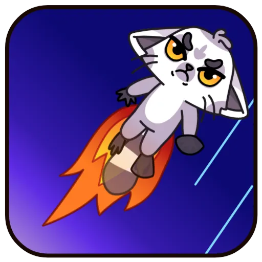 🚀 Стикер «Лемур Леми» для Telegram