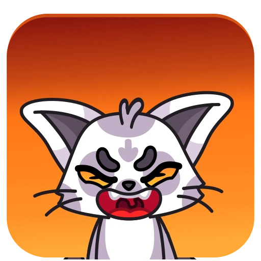 😈 Стикер «Лемур Леми» для Telegram