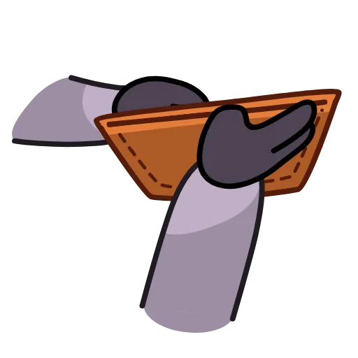 👛 Стикер «Лемур Леми» для Telegram