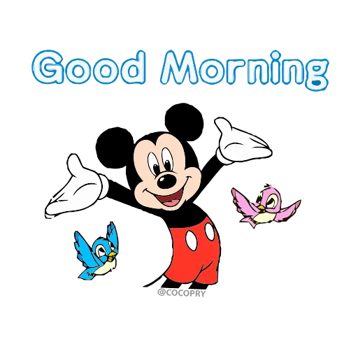 ☀ Эмодзи «Mickey Mouse» для Telegram