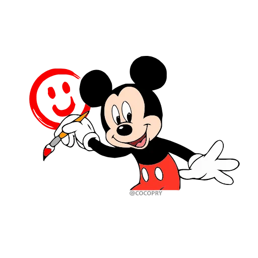 Эмодзи Mickey Mouse для Telegram — скачать