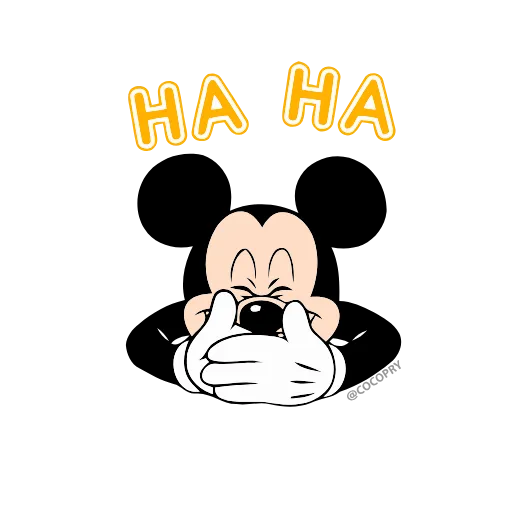 😂 Эмодзи «Mickey Mouse» для Telegram
