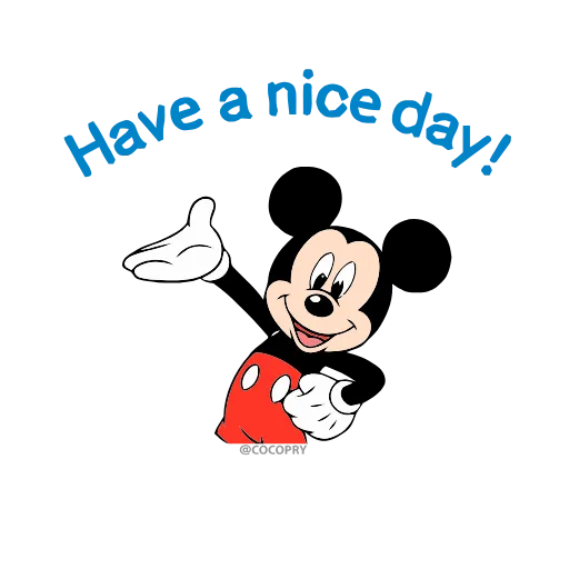 😗 Эмодзи «Mickey Mouse» для Telegram