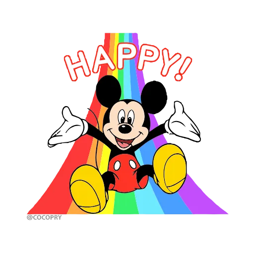 🌈 Эмодзи «Mickey Mouse» для Telegram