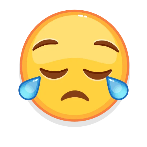 😔 Эмодзи «Modimated» для Telegram