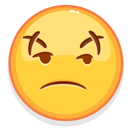 😒 Эмодзи «Modimated» для Telegram