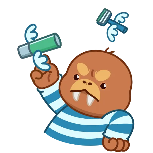 🙄 Стикер «Моржик» для Telegram