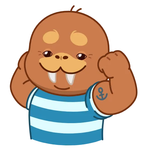 💪 Стикер «Моржик» для Telegram