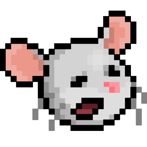🗣 Эмодзи «Mouse Animated» для Telegram