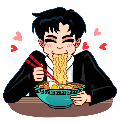 🍜 Стикер «Никита Кун» для Telegram