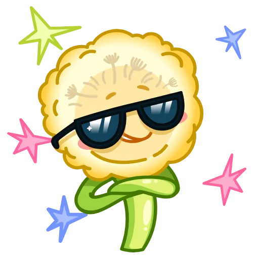 😎 Эмодзи «Одуван» для Telegram