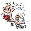 🏃‍♂️ Эмодзи «😁 One Piece - эмоджи Ван пис» для Telegram