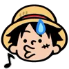 😗 Эмодзи «😁 One Piece - эмоджи Ван пис» для Telegram